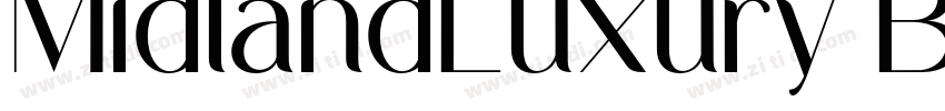 MidlandLuxury Black字体转换 MidlandLuxury Black字体转换